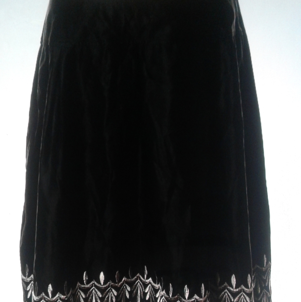 Old Navy Skirt, black n beige, sz 12 - Picture 6 of 8